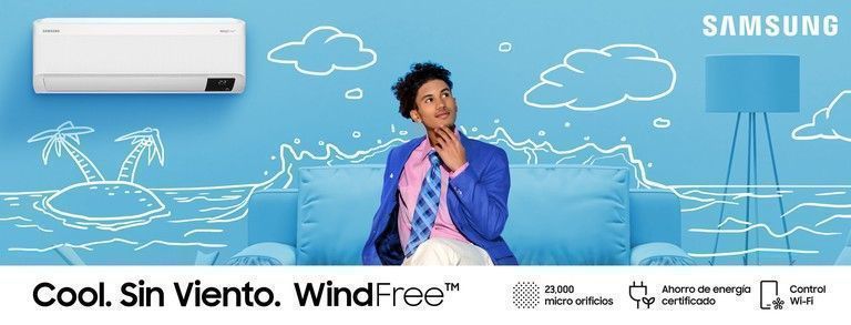 Ahorre electricidad sin pasar calor con los nuevos aires acondicionados WindFree de Samsung
